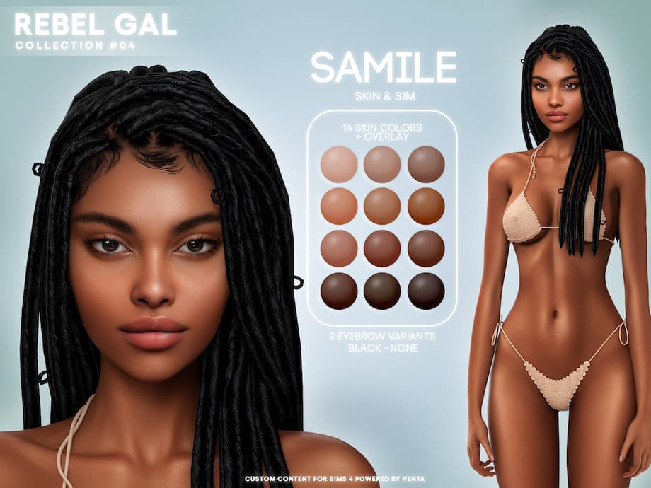 Скриншот мода Скин и оверлей Samile Skin